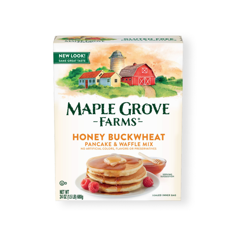 Get Honey Buckwheat Pancake and Waffle Mix from Maple Grove Farms and enjoy flavor from Vermont for your next breakfast.